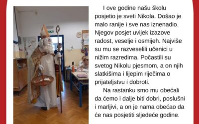 Sveti Nikola u našoj školi