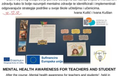 SVIJEST O MENTALNOM ZDRAVLJU UČITELJA I UČENIKA