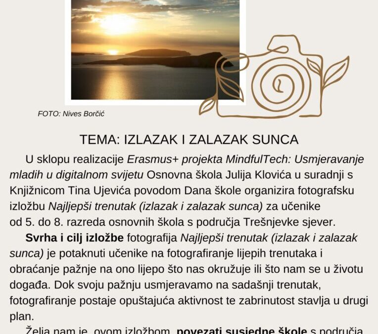 Najljepši trenutak- poziv školama