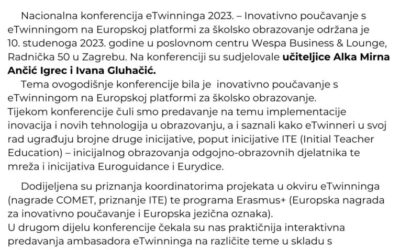 Nacionalna konferencija eTwinninga 2023.