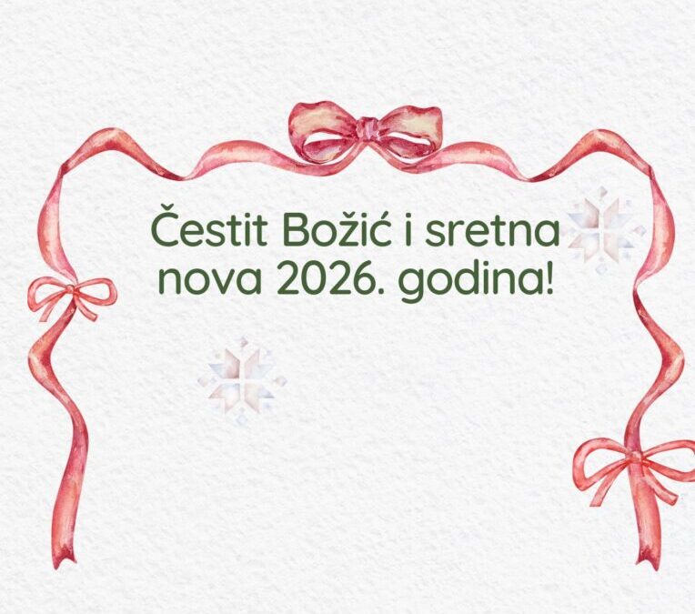 Čestit Božić i sretna nova 2026. godina